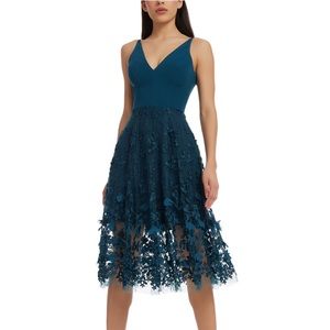 Dress The Populate Darleen Peacock Blue